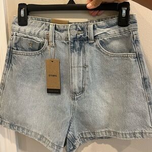 Thrills Blue Jean Shorts